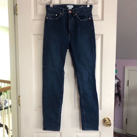 H&M Women’s High Waisted Skinny Jean Size 4 - Picture 1 of 8